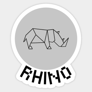 Rhino Sticker